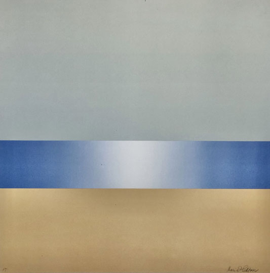 Maria Hillfon  www.hillfon.com  Stranden - The Beach, 60x60 litografi, lito